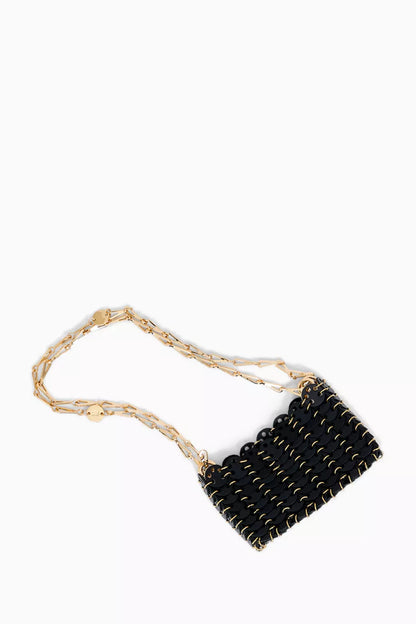 Rabanne 1969 Nano Shoulder Bag in Leather