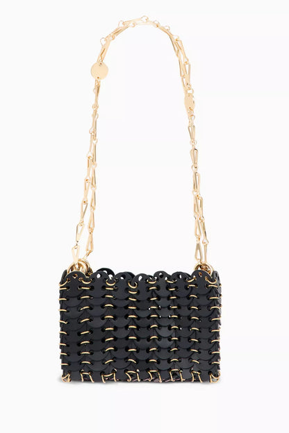 Rabanne 1969 Nano Shoulder Bag in Leather