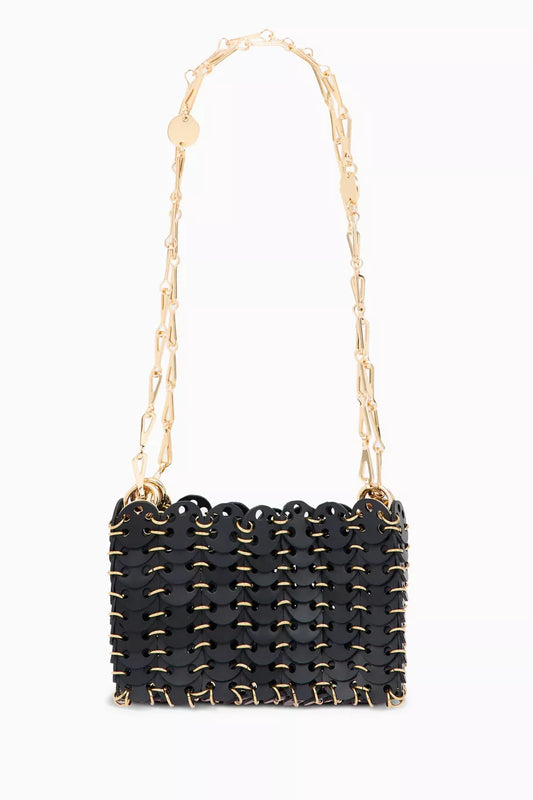 Rabanne 1969 Nano Shoulder Bag in Leather