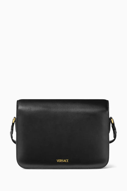 Versace Small Medusa Biggie Crossbody Bag in Leather