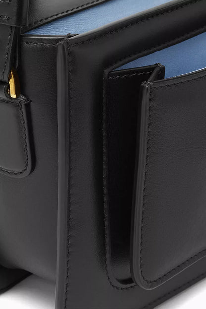 Versace Small Medusa Biggie Crossbody Bag in Leather