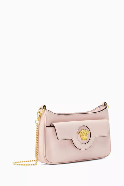 Versace Mini La Medusa Shoulder Bag in Leather