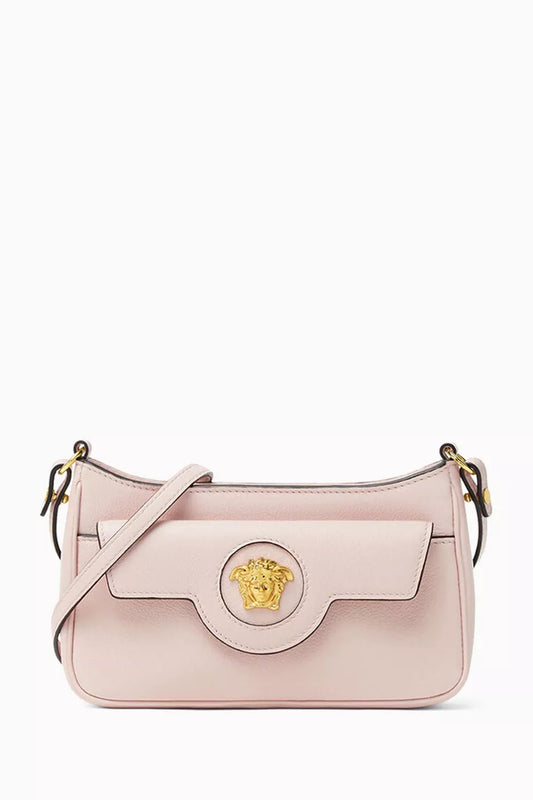 Versace Mini La Medusa Shoulder Bag in Leather