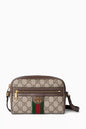 Gucci Mini Ophidia GG Supreme Shoulder Bag in Canvas & Leather