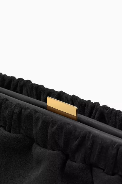 DeMellier Miami Clutch Bag in Suede