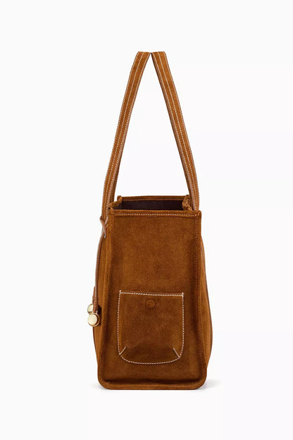 Sandro Paris Medium Tote Bag in Suede