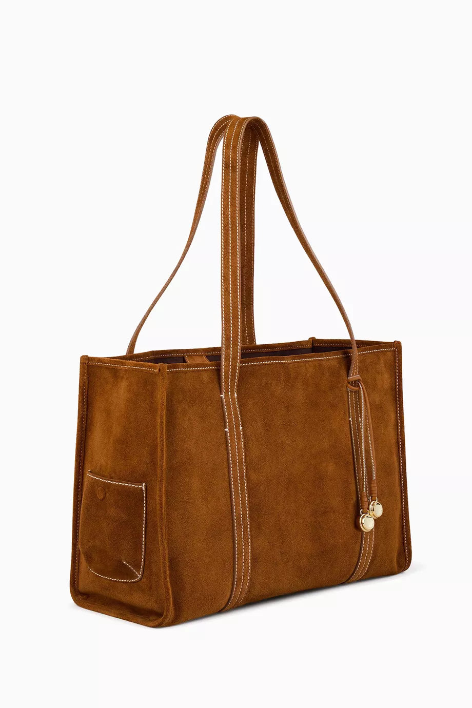 Sandro Paris Medium Tote Bag in Suede