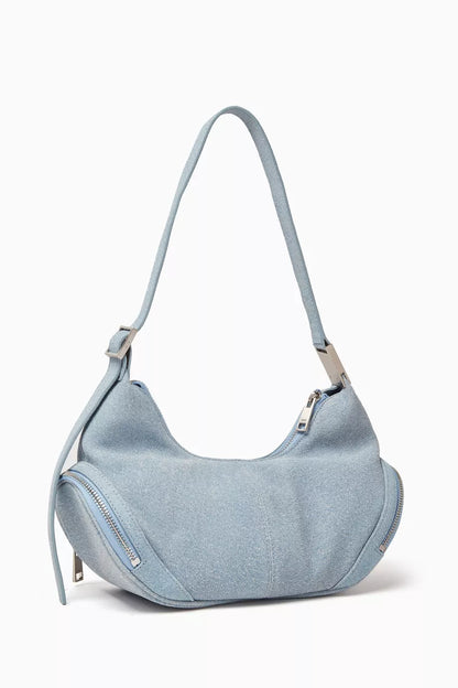 OSOI Cargo Hobo Bag in Denim