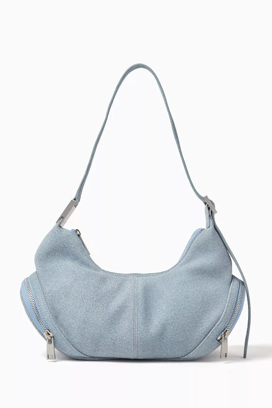 OSOI Cargo Hobo Bag in Denim