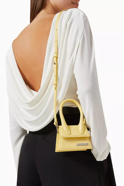 Jacquemus Mini Le Chiquito Bag in Leather