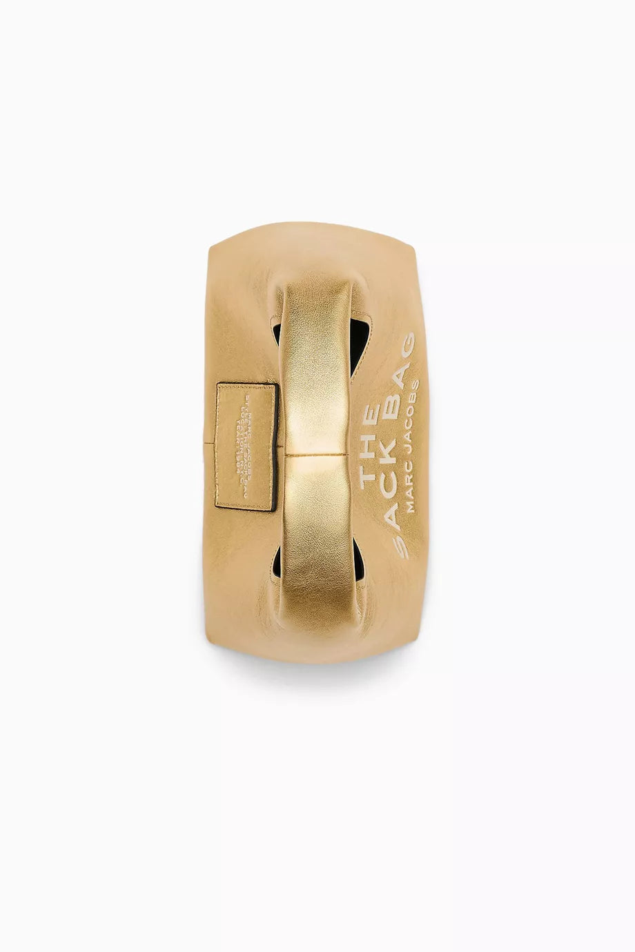 Marc Jacobs The Mini Sack Bag in Metallic Leather Gold