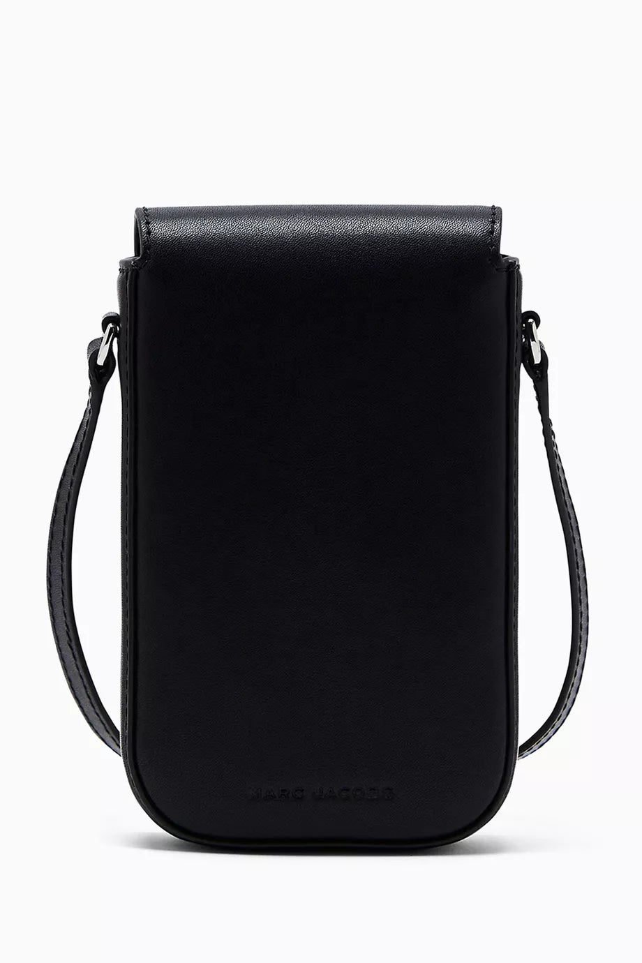Marc Jacobs The Clover Phone Crossbody Bag in Leather Black