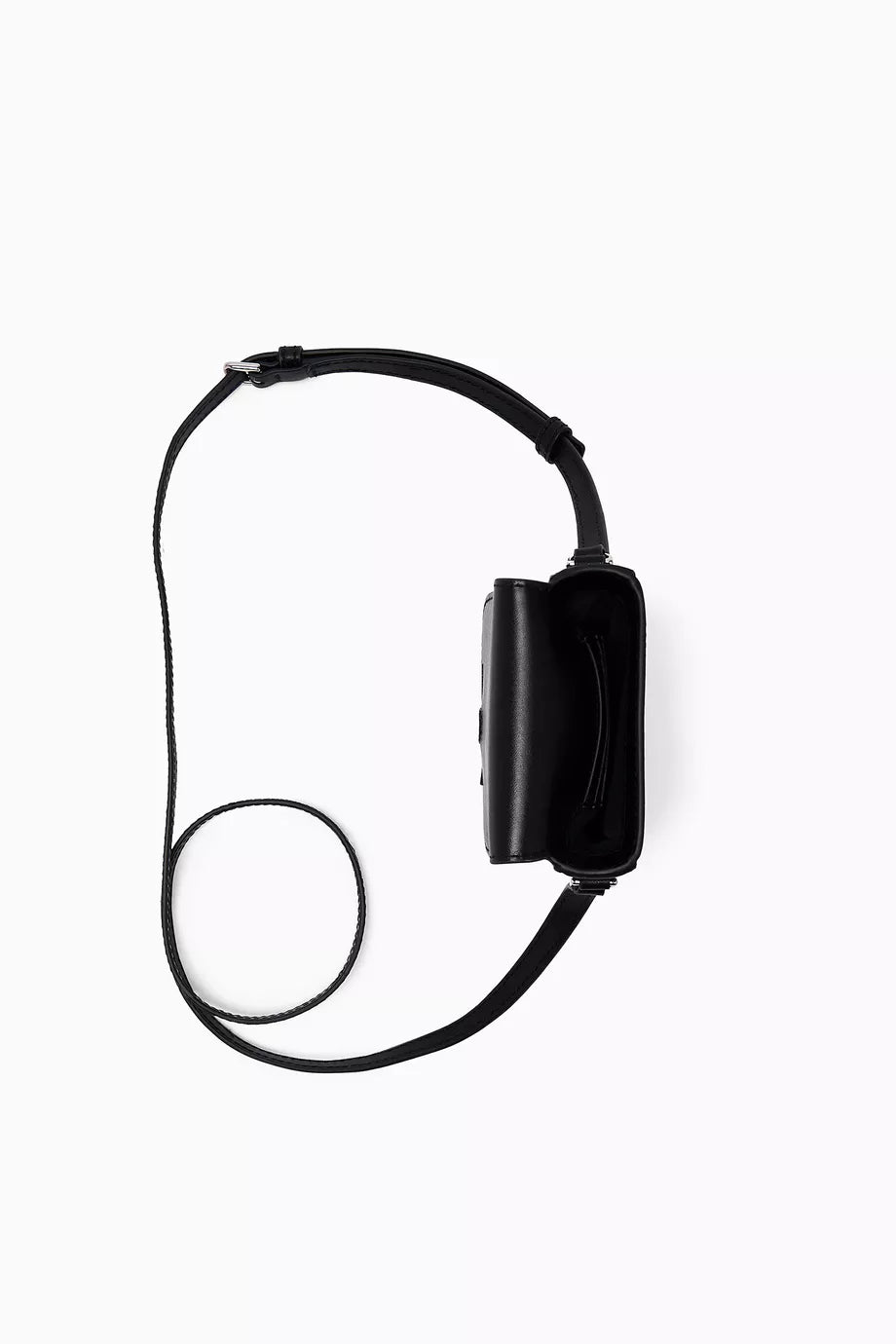 Marc Jacobs The Clover Phone Crossbody Bag in Leather Black