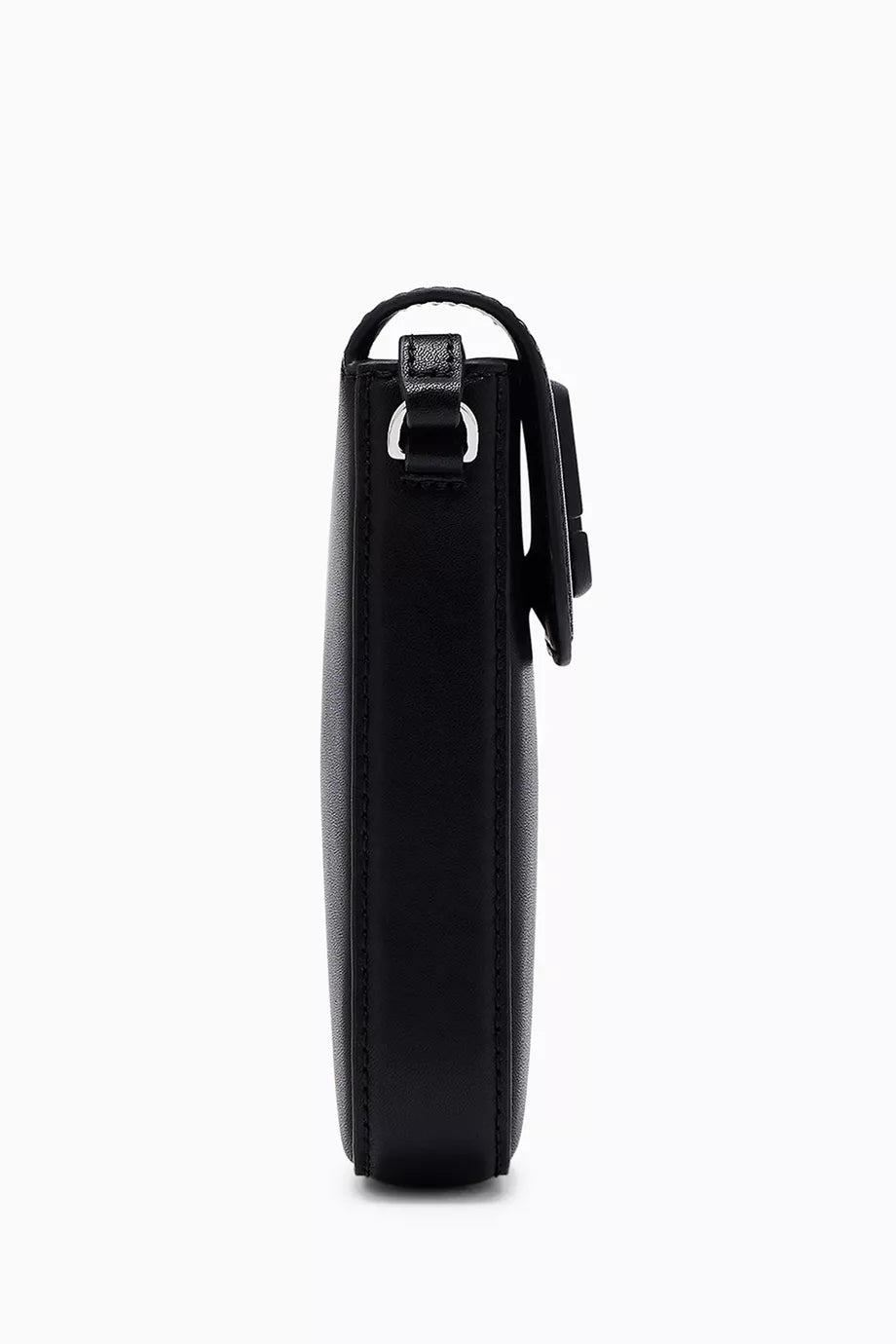 Marc Jacobs The Clover Phone Crossbody Bag in Leather Black