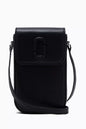 Marc Jacobs The Clover Phone Crossbody Bag in Leather Black
