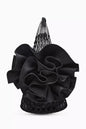 Magda Butrym Small Devana Tote Bag in Satin & Crochet