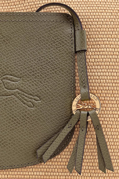 Longchamp Large Le Pliage Collection Basket Bag in Canvas artichoke