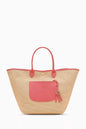 Longchamp Large Le Pliage Collection Basket Bag in Canvas Blush