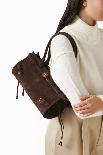 MANC Baby Jane Shoulder Bag in Suede