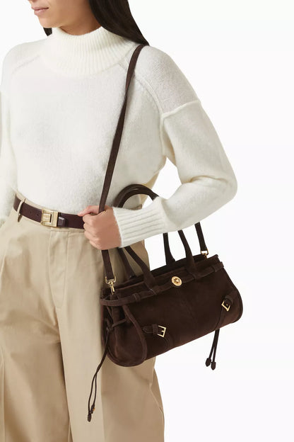 MANC Baby Jane Shoulder Bag in Suede