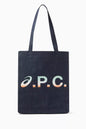 A.P.C. Lou Asics Tote Bag in Denim