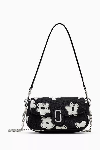 Marc Jacobs The Daisy Clover Shoulder Bag in Leather Black