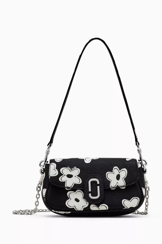 Marc Jacobs The Daisy Clover Shoulder Bag in Leather Black