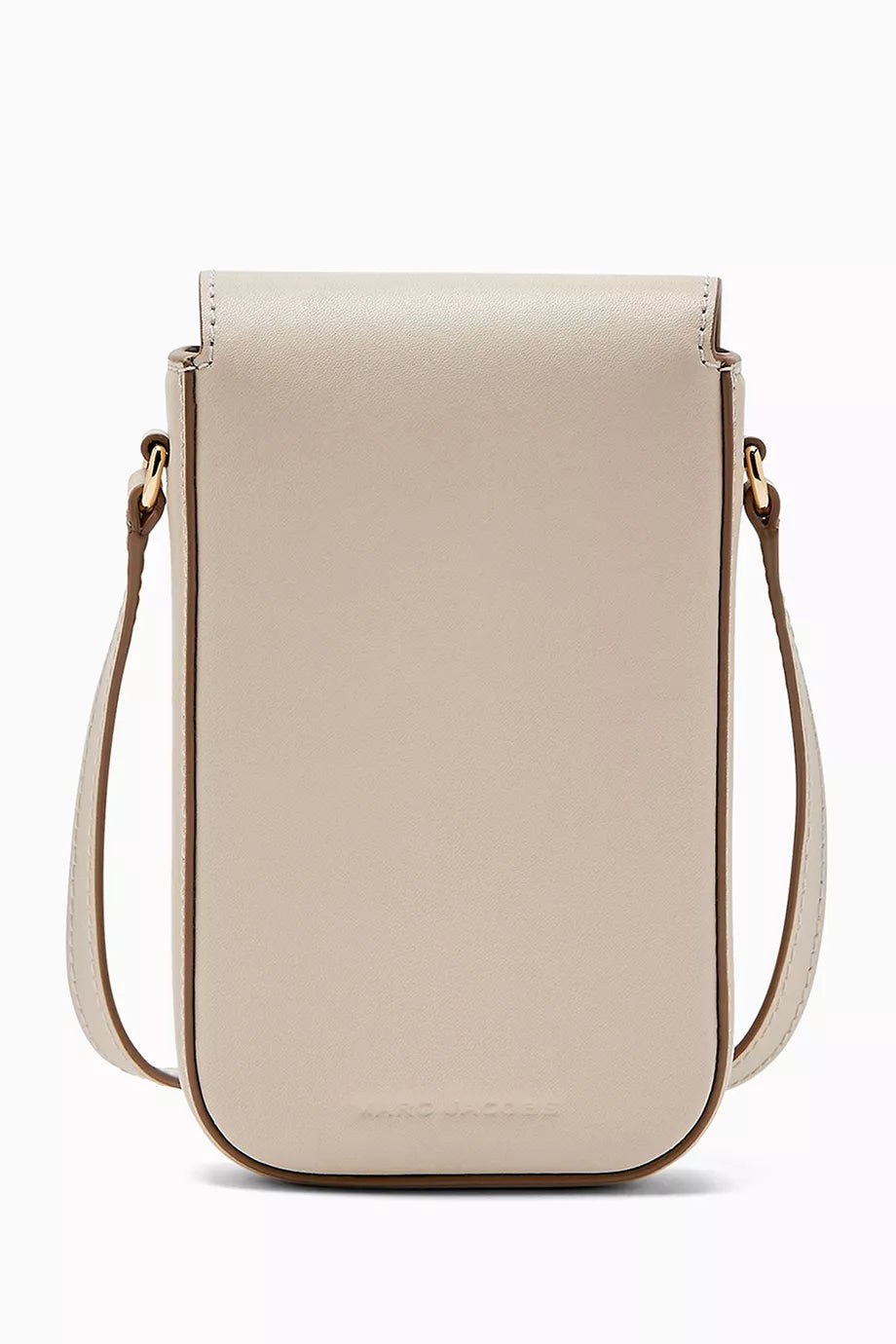 Marc Jacobs The Clover Phone Crossbody Bag in Leather Cloud White