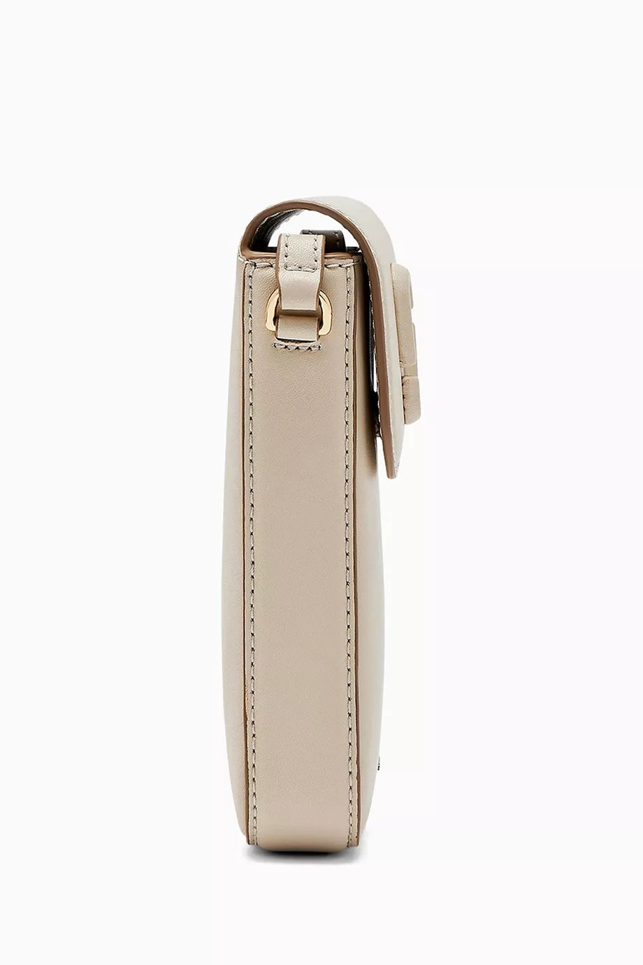 Marc Jacobs The Clover Phone Crossbody Bag in Leather Cloud White