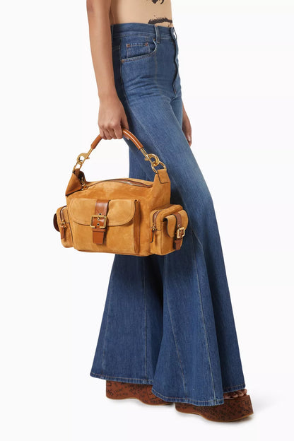 Chloé Medium Camera Bag in Suede
