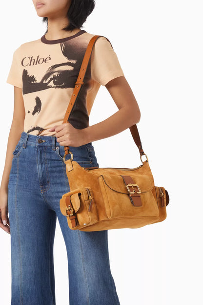 Chloé Medium Camera Bag in Suede