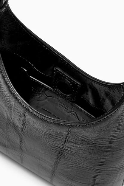 BY FAR Baby Camryn Shoulder Bag in Embossed Leather