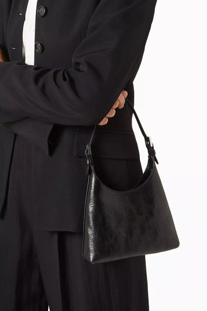 BY FAR Baby Camryn Shoulder Bag in Embossed Leather