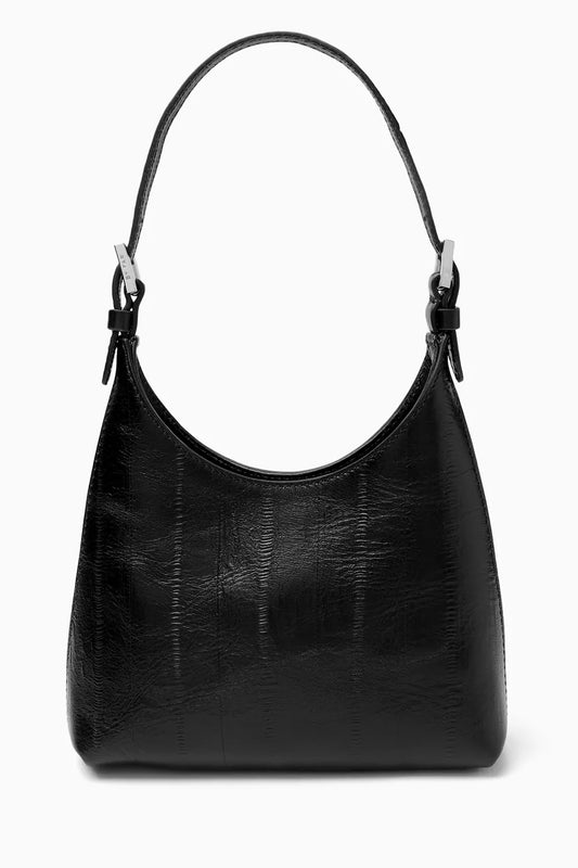 BY FAR Baby Camryn Shoulder Bag in Embossed Leather