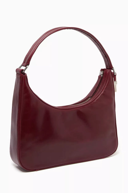 BY FAR Small Rhea Shoulder Bag in Creased Leather