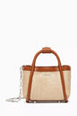 Max Mara Summermini Top-handle Bag in Raffia