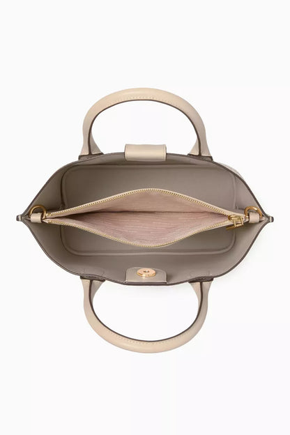 Kate Spade Suite Crossbody Tote Bag in Floral Jacquard - Neutral