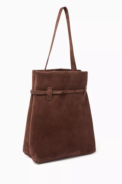 Manu Atelier Mini Tote Du Jour Bag in Suede