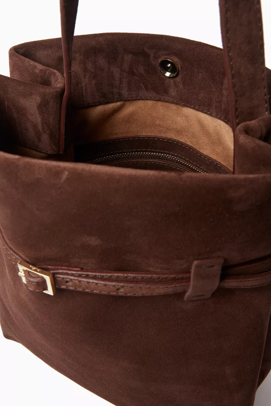 Manu Atelier Mini Tote Du Jour Bag in Suede