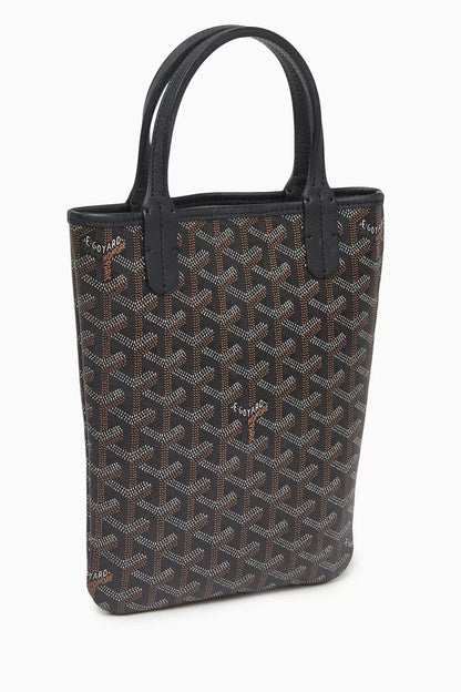 Goyard Vintage Poitiers Bucket Bag in Goyardine Canvas