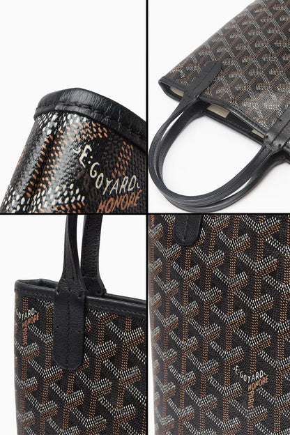 Goyard Vintage Poitiers Bucket Bag in Goyardine Canvas