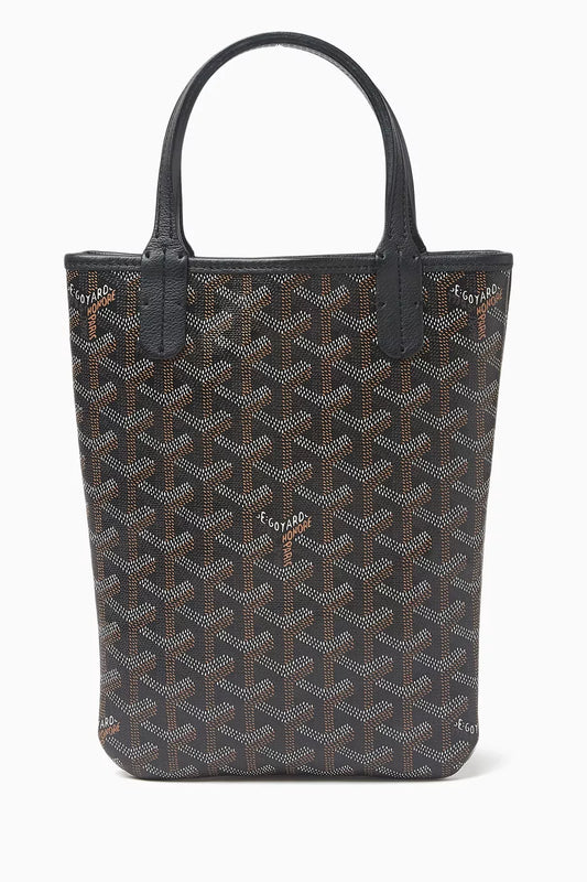 Goyard Vintage Poitiers Bucket Bag in Goyardine Canvas