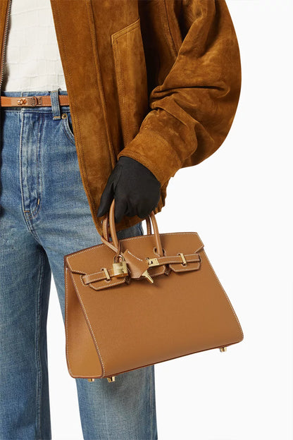 Hermès Unused Birkin 25 Sellier in Epsom Leather