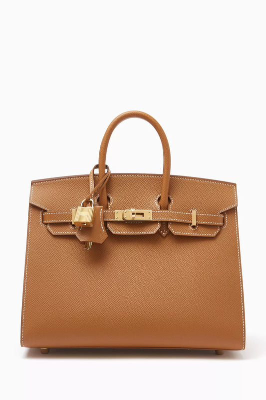 Hermès Unused Birkin 25 Sellier in Epsom Leather