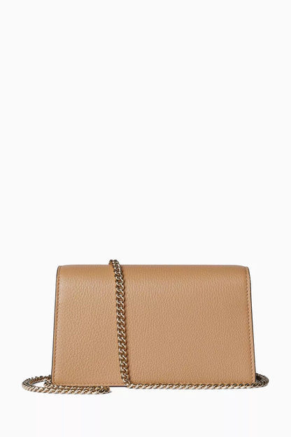 Gucci Mini Dionysus Shoulder Bag in Grainy Leather