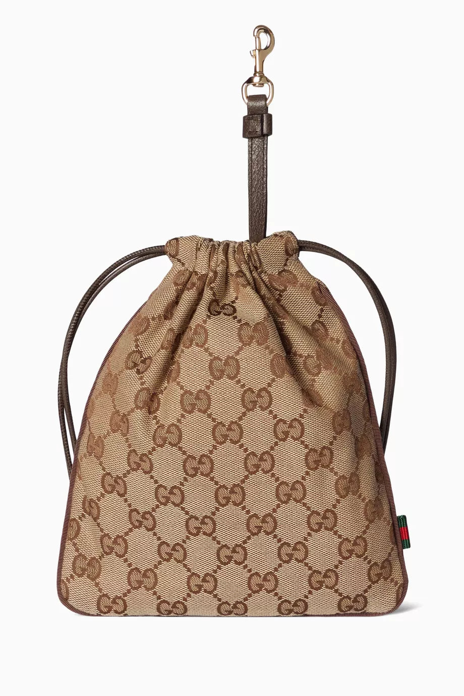 Gucci Minuet Mini Charm Pouch in GG canvas