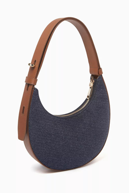 Furla Mini Delizia Shoulder Bag in Denim