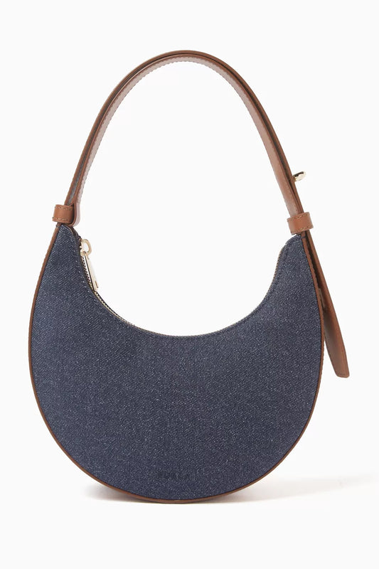 Furla Mini Delizia Shoulder Bag in Denim