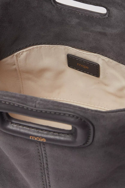 Maje Mini Miss M Bag in Suede