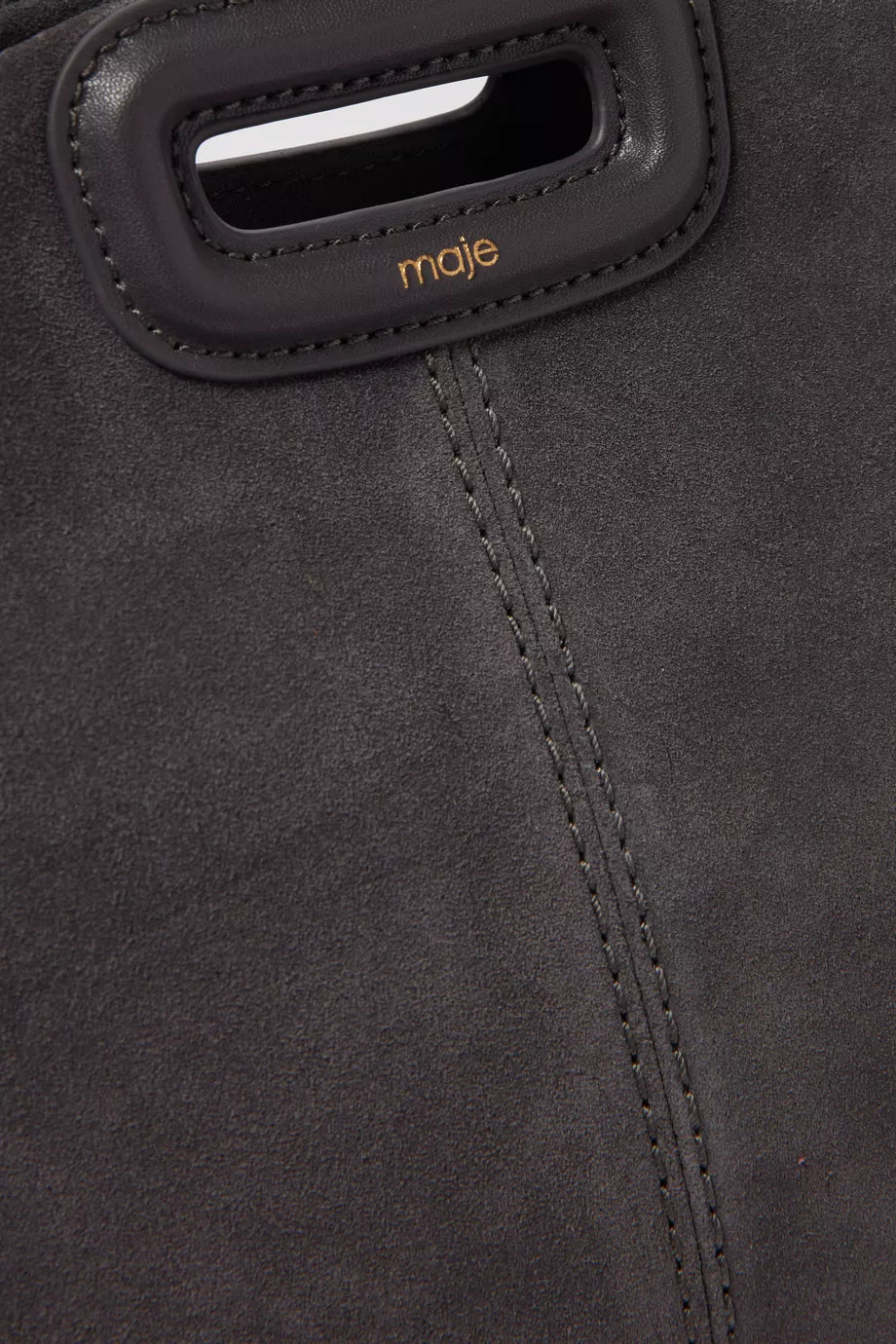 Maje Mini Miss M Bag in Suede